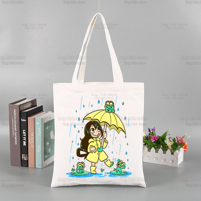 My Hero Academia Handbags υφασμάτινη τσάντα καμβά Midoriya Izuku Tote Bag Shopping Travel Eco επαναχρησιμοποιήσιμες τσάντες ώμου Bakugou Anime Shopper