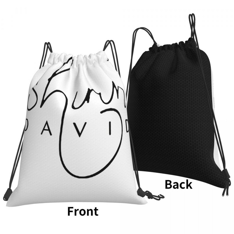 Shirin David raišteliai Krepšiai Kuprinės Kuprinės Kawaii Krepšys Pečių Krepšys Virvelė Vyriškas