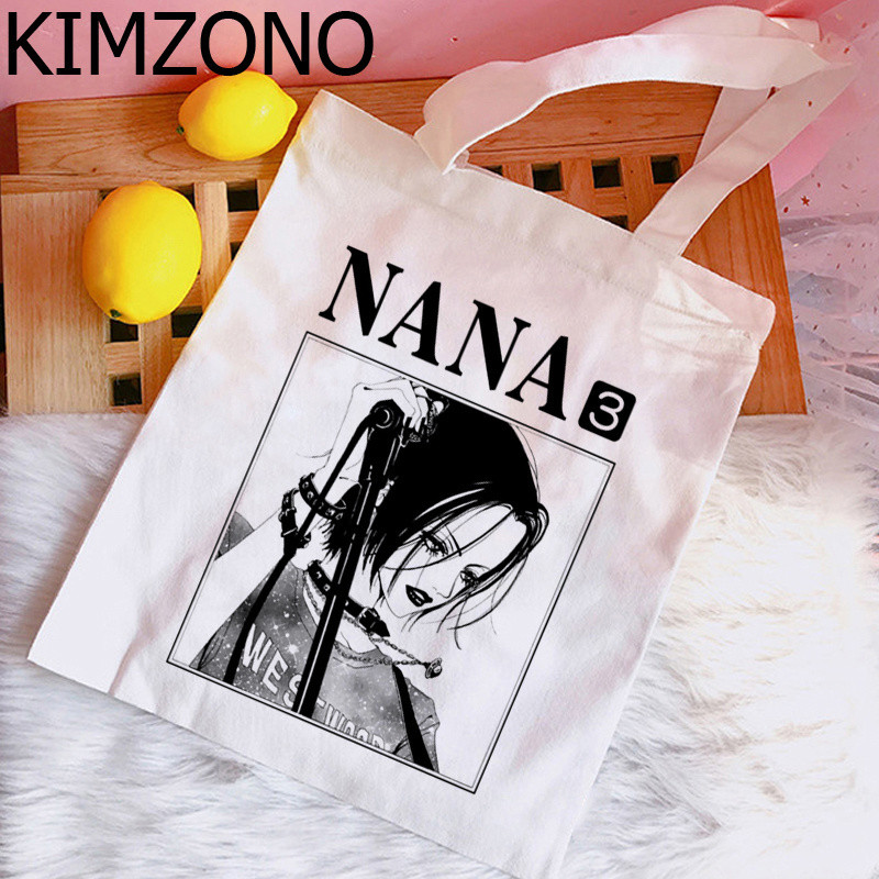 Nana Anime nákupná taška jutová taška tote bolsas de tela nákupná taška bolsas ecologicas sacola boodschappentas ecobag sacolas