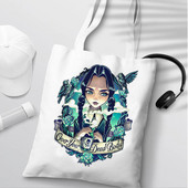 i Hate Everything Wednesday Addams sac de cumpărături shopper bolsas de tela geantă de mână canvas bag grocery boodschappentas net grab de pânză