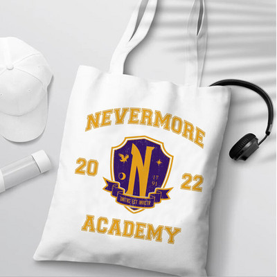 i Hate Everything Wednesday Addams sac de cumpărături shopper bolsas de tela geantă de mână canvas bag grocery boodschappentas net grab de pânză