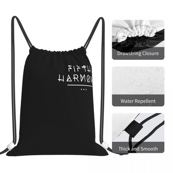 Fifth Harmony Drawstring Bags Τσάντα πλάτης Τσάντα για κορίτσι Τσάντα ταξιδιού Ανδρικό σακίδιο πλάτης Σακίδιο με κορδόνια