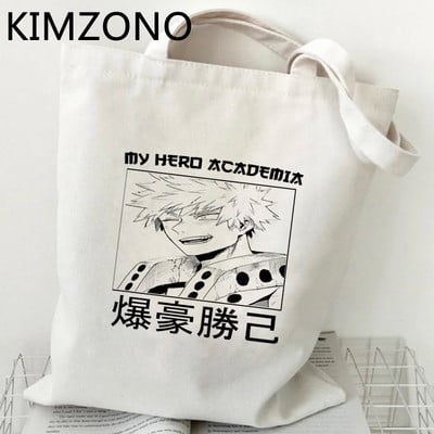 Nákupná taška My Hero Academia Bakugo, opakovane použiteľná nákupná taška na potraviny, skladacia taška, ekologická taška, papierová taška