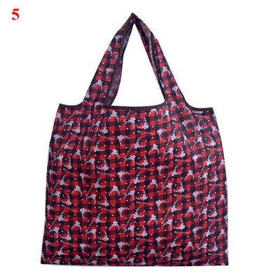 Bieza, liela iepirkumu soma Modes izturīga salokāma sieviešu plecu soma Iepirkšanās ar apdruku Videi draudzīgi uzglabāšanas iepirkumu maisiņi