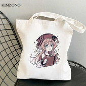 Nákupná taška Genshin Impact Keqing bolsas de tela bolso shopper shopper ekologická taška taška opakovane použiteľná nákupná taška