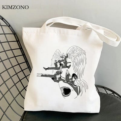 Chainsaw Man geantă de cumpărături pentru cumpărături sac de iută pentru cumpărături bolsas de tela eco bag tote sacola cloth reciclaje sacolas