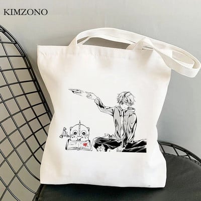 Chainsaw Man geantă de cumpărături pentru cumpărături sac de iută pentru cumpărături bolsas de tela eco bag tote sacola cloth reciclaje sacolas