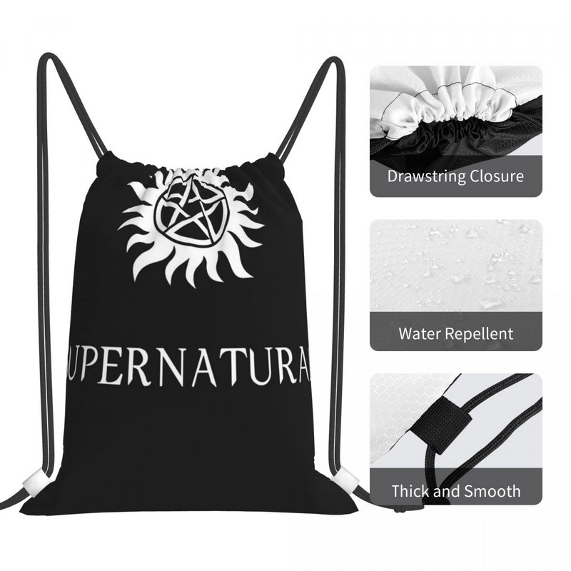 Supernatural 4 virveliniai krepšiai kuprinės maišeliai Individualūs krepšiai krepšiai vyrams vaikiška krepšys kuprinė