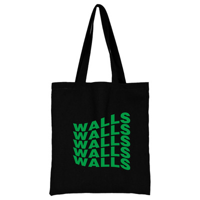 Női vásárlók szervező vászon bevásárlótáska kézitáska összecsukható válltáska diákoknak nagy kapacitású élelmiszerbolt táska fali minta