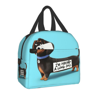 Great Dane Heartbeat hordozható ebéddobozok nőknek Szivárgásmentes német masztiff Deutsche Dogge Thermal Cooler élelmiszer ebédtáska