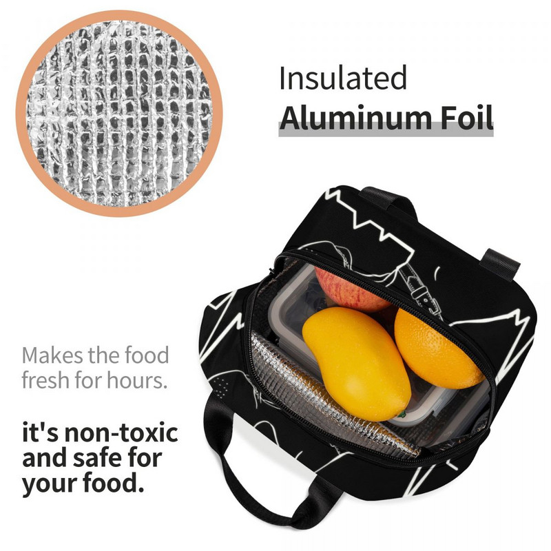 Great Dane Heartbeat hordozható ebéddobozok nőknek Szivárgásmentes német masztiff Deutsche Dogge Thermal Cooler élelmiszer ebédtáska