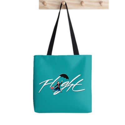 Vásárló Mary Poppins Elegáns nő Festett táska női Harajuku vásárló kézitáska lány Vállas bevásárlótáska Lady Canvas Bag