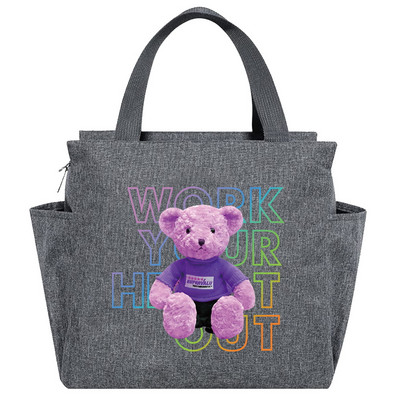 Geanta de prânz Geanta de prânz Cutie izolată portabilă Recipient termic pentru mâncare rece, Picnic, urs, cutie de prânz de călătorie de mare capacitate