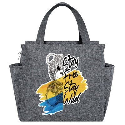 Geanta de prânz Geanta de prânz Cutie izolată portabilă Recipient termic pentru mâncare rece, Picnic, urs, cutie de prânz de călătorie de mare capacitate