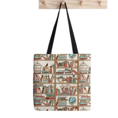 2021. gada pircēja kamera Retro soma ar apdruku, sieviešu soma Harajuku pircēja rokassomiņa meitene plecu iepirkumu soma Lady Canvas Bag