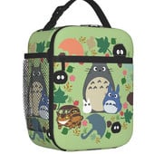 Mano kaimynas Totoro Anime Hayao Miyazaki izoliuoti priešpiečių krepšiai mokyklos biurui, vandeniui atsparus terminis aušintuvas, moterų pietų dėžutė vaikams