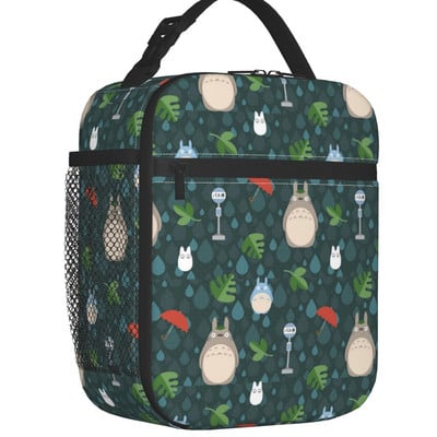 Mano kaimynas Totoro Anime Hayao Miyazaki izoliuoti priešpiečių krepšiai mokyklos biurui, vandeniui atsparus terminis aušintuvas, moterų pietų dėžutė vaikams