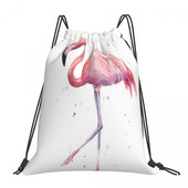 Flamingo Pictură în acuarelă Genți cu șnur Rucsaci Geanta bărbați Geanta de mână Rucsac Sac Rucsac pentru copii