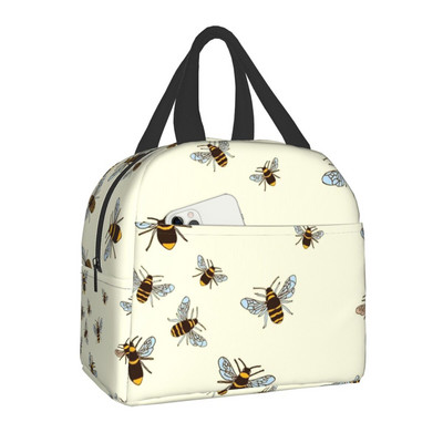 Προσαρμοσμένο Koi Fish Sakura Blossom σε τιρκουάζ τσάντα μεσημεριανού γεύματος για άνδρες Γυναικεία θερμομονωμένα κουτιά γεύματος για ενήλικες