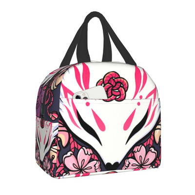 Προσαρμοσμένο Koi Fish Sakura Blossom σε τιρκουάζ τσάντα μεσημεριανού γεύματος για άνδρες Γυναικεία θερμομονωμένα κουτιά γεύματος για ενήλικες