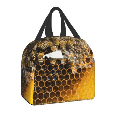 Προσαρμοσμένο Koi Fish Sakura Blossom σε τιρκουάζ τσάντα μεσημεριανού γεύματος για άνδρες Γυναικεία θερμομονωμένα κουτιά γεύματος για ενήλικες