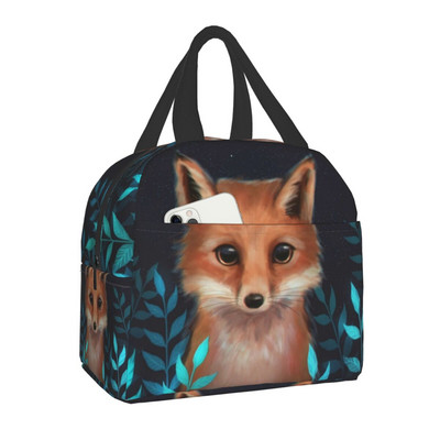 Προσαρμοσμένο Koi Fish Sakura Blossom σε τιρκουάζ τσάντα μεσημεριανού γεύματος για άνδρες Γυναικεία θερμομονωμένα κουτιά γεύματος για ενήλικες