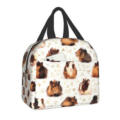 Προσαρμοσμένο Koi Fish Sakura Blossom σε τιρκουάζ τσάντα μεσημεριανού γεύματος για άνδρες Γυναικεία θερμομονωμένα κουτιά γεύματος για ενήλικες