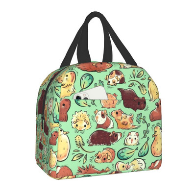 Προσαρμοσμένο Koi Fish Sakura Blossom σε τιρκουάζ τσάντα μεσημεριανού γεύματος για άνδρες Γυναικεία θερμομονωμένα κουτιά γεύματος για ενήλικες