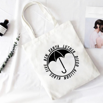 The Umbrella Academy Djevojka s printom Platnene torbe na rame Nova moda Prekrasne Harajuku ulične torbice Novčanik Ženska nova torba