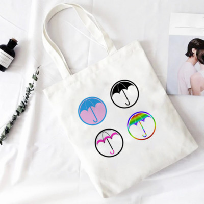 The Umbrella Academy Djevojka s printom Platnene torbe na rame Nova moda Prekrasne Harajuku ulične torbice Novčanik Ženska nova torba