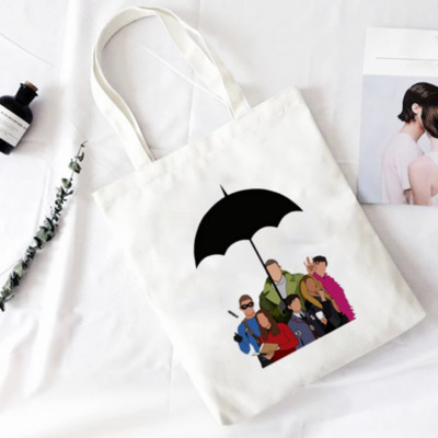 The Umbrella Academy Djevojka s printom Platnene torbe na rame Nova moda Prekrasne Harajuku ulične torbice Novčanik Ženska nova torba