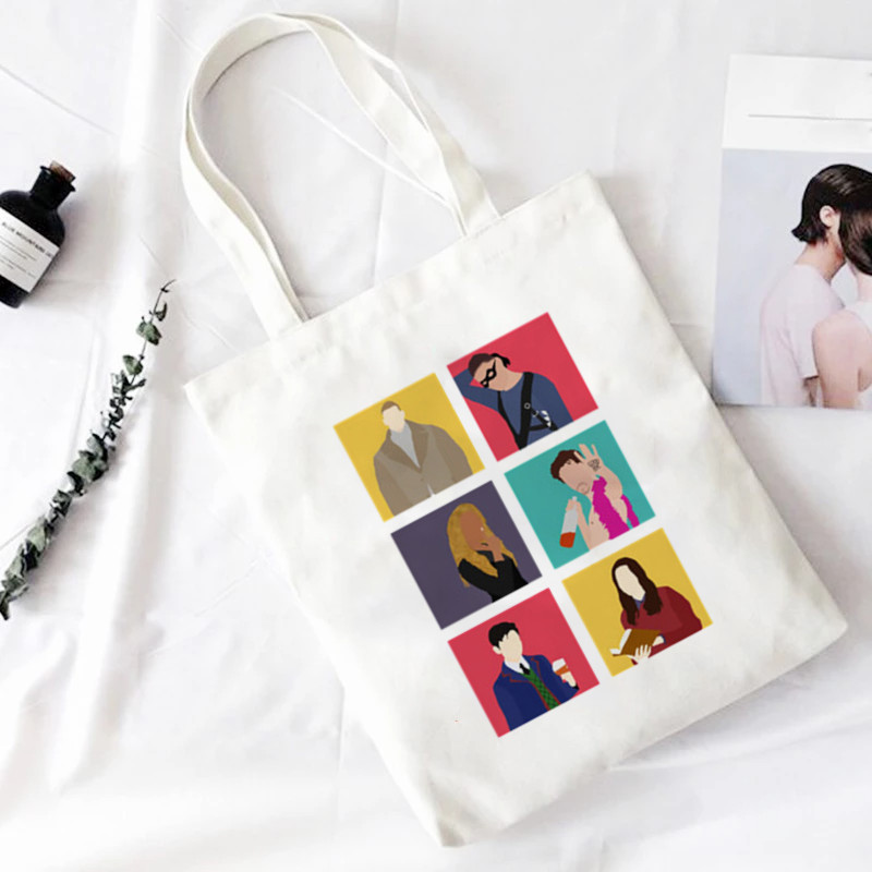 The Umbrella Academy Djevojka s printom Platnene torbe na rame Nova moda Prekrasne Harajuku ulične torbice Novčanik Ženska nova torba