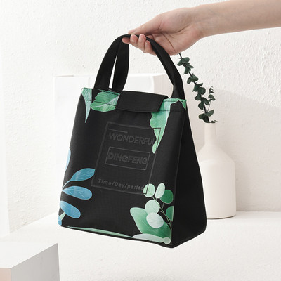 Pungi de prânz izolate pentru picnic, de călătorie, pungi de depozitare a alimentelor, pungi de prânz la modă pentru muncitor, cutie de prânz portabilă termică îngroșată pentru studenți