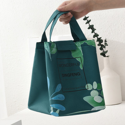 Pungi de prânz izolate pentru picnic, de călătorie, pungi de depozitare a alimentelor, pungi de prânz la modă pentru muncitor, cutie de prânz portabilă termică îngroșată pentru studenți