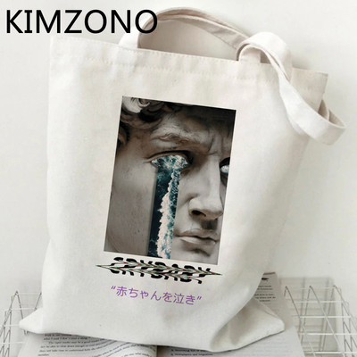 Michelangelo bevásárlótáska bolso élelmiszerbolt kézitáska bolsas de tela újrafelhasználható vásárlói táska sac cabas újrafelhasználható egyedi