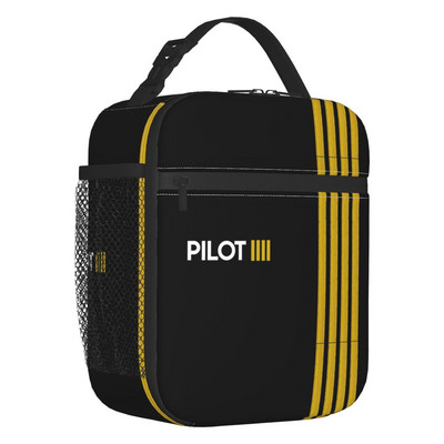 Išvalytas, skirtas kilimui ir tūpimui, atnaujinamų pietų dėžutė moterims aviatorėms pilotėms, terminiams aušintuvams su maistu izoliuotų pietų krepšių mokykla