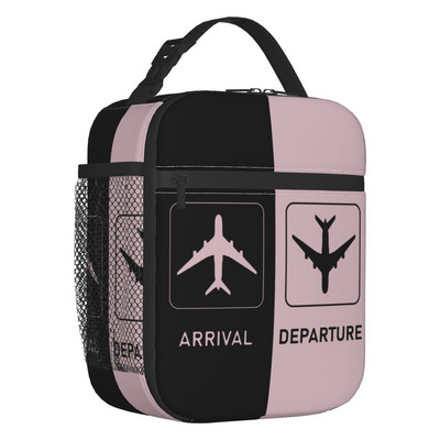 Išvalytas, skirtas kilimui ir tūpimui, atnaujinamų pietų dėžutė moterims aviatorėms pilotėms, terminiams aušintuvams su maistu izoliuotų pietų krepšių mokykla