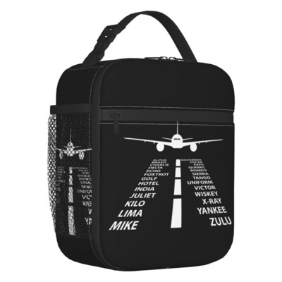 Išvalytas, skirtas kilimui ir tūpimui, atnaujinamų pietų dėžutė moterims aviatorėms pilotėms, terminiams aušintuvams su maistu izoliuotų pietų krepšių mokykla