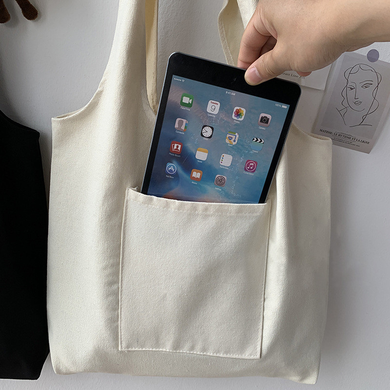 Geantă de umăr din pânză goală Geantă de mână pentru femeie reutilizabilă Depozitare pentru băcănie Poșete pliabile ocazionale Genți de cumpărături ecologice pentru femei