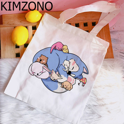 Kpop k Pop geanta de cumparaturi geanta de iuta geanta de mana reutilizabila sacola net ecobag shoping sac toile