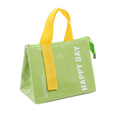 Nešiojamas pietų krepšys PU vandeniui atsparus termiškai izoliuotas pietų dėžutė Bento maišelis vakarienės izoliacinis maišelis Studentų sustorintas mielas pietų krepšys