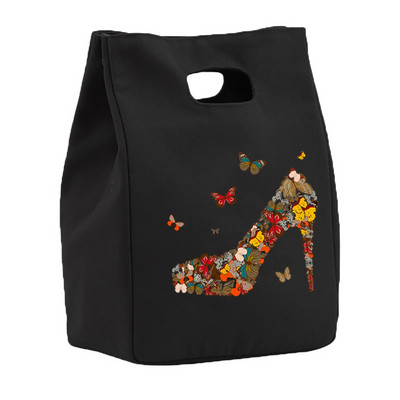 Ebéd szigetelt táska Ónfólia szigetelő ételtasakok Praktikus ökotáska Újrafelhasználható vászontáskák Hordozható ebédlőtáska többfunkciós táska