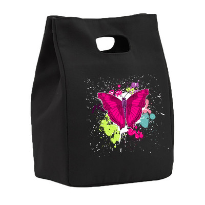 Ebéd szigetelt táska Ónfólia szigetelő ételtasakok Praktikus ökotáska Újrafelhasználható vászontáskák Hordozható ebédlőtáska többfunkciós táska