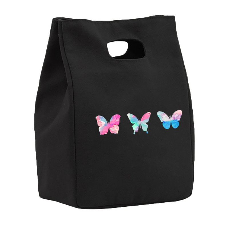 Ebéd szigetelt táska Ónfólia szigetelő ételtasakok Praktikus ökotáska Újrafelhasználható vászontáskák Hordozható ebédlőtáska többfunkciós táska