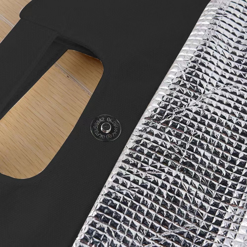 Ebéd szigetelt táska Ónfólia szigetelő ételtasakok Praktikus ökotáska Újrafelhasználható vászontáskák Hordozható ebédlőtáska többfunkciós táska