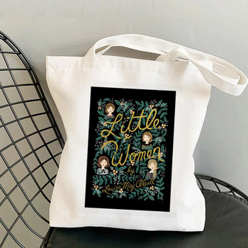 2021 Shopper Let it Bee Cartoons Printed Tote Bag γυναικεία τσάντα Harajuku shopper κορίτσι Τσάντα για ψώνια Shoulder Τσάντα Lady Canvas