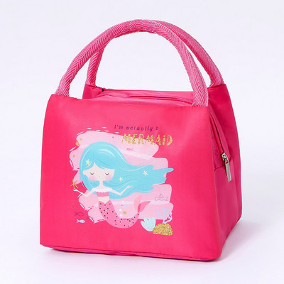 Cutie Bento izolată cu desene animate, pungi termice pentru prânz, picnic, pungă de depozitare a alimentelor, femei, copii, cutie de prânz, geantă frigorifică Bolsas De Almuerzo