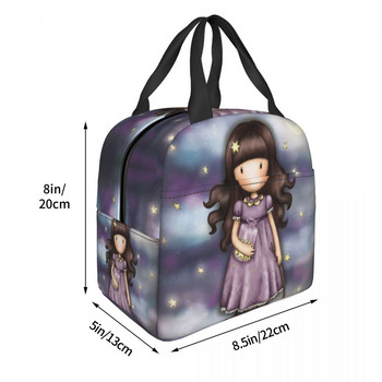 Santoro Gorjuss Star Lunch Box για γυναίκες Αδιάβροχο Anime Girl Cooler Θερμική μονωμένη τροφή τσάντα μεσημεριανού γεύματος Παιδιά μαθητή