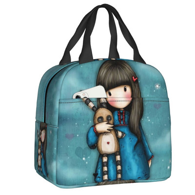 Santoro Gorjussi tärnide lõunakarp naistele Lekkimiskindel Anime Girl Cooler Soojusisolatsiooniga lõunakott Koolilapsed Õpilane