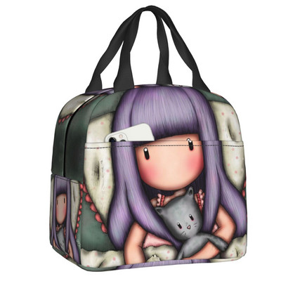 Santoro Gorjussi tärnide lõunakarp naistele Lekkimiskindel Anime Girl Cooler Soojusisolatsiooniga lõunakott Koolilapsed Õpilane